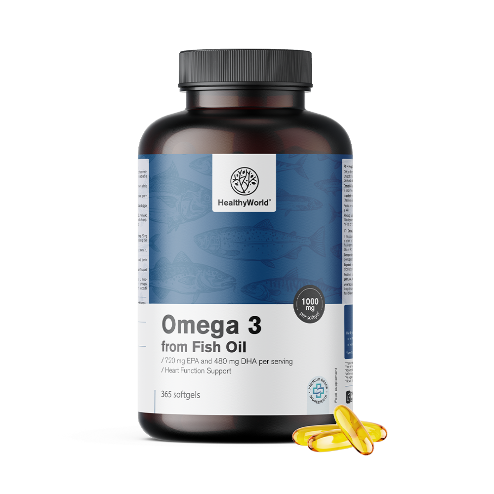 Омега-3 1000 мг с EPA и DHA.