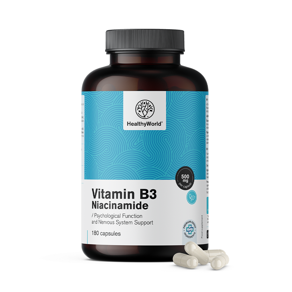 Витамин B3 500 мг в капсули