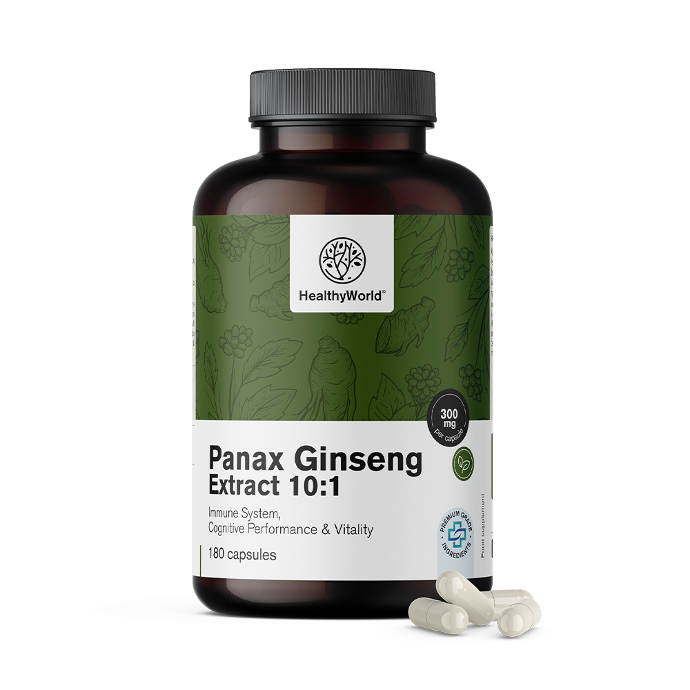 Panax Ginseng 300 мг - екстракт от женшен 10:1