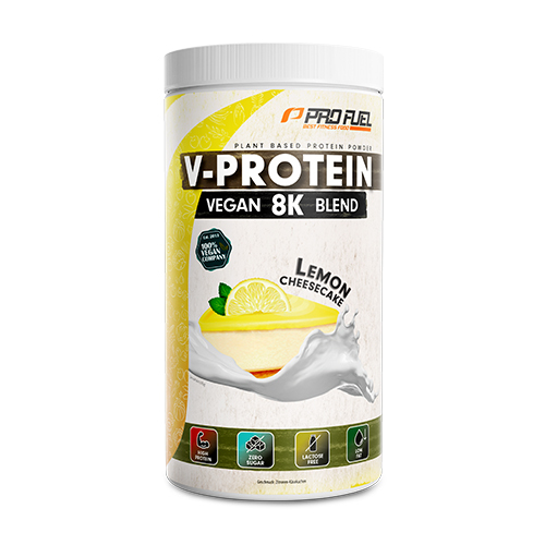 V-Protein 8K вегански протеин - лимонов чийзкейк